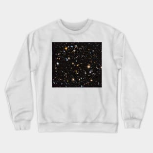 Hubble Ultra Deep Field, ultraviolet coverage (C041/7505) Crewneck Sweatshirt